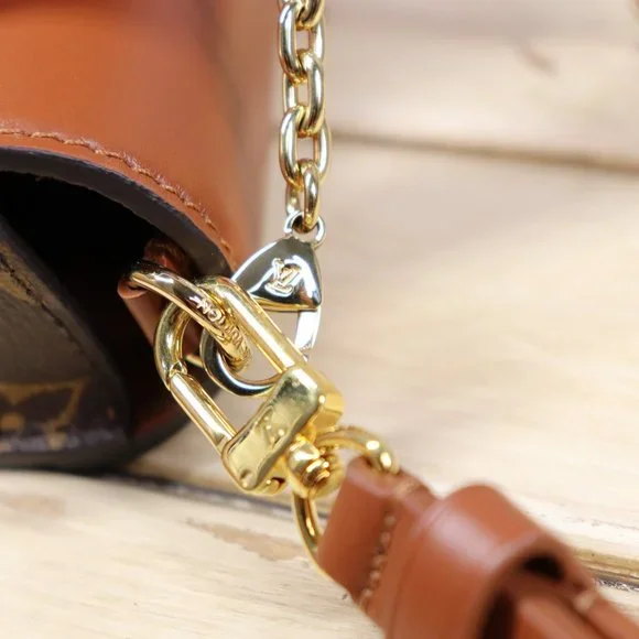 Louis Vuitton Padlock on Strap Handbag Monogram Canvas and Leather Brown Caramel - Picture 10 of 16